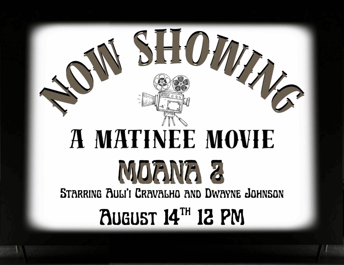 now showing moana 2 poster