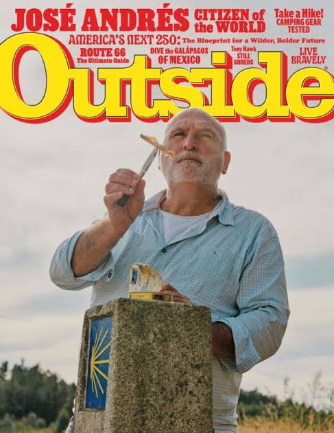 outside