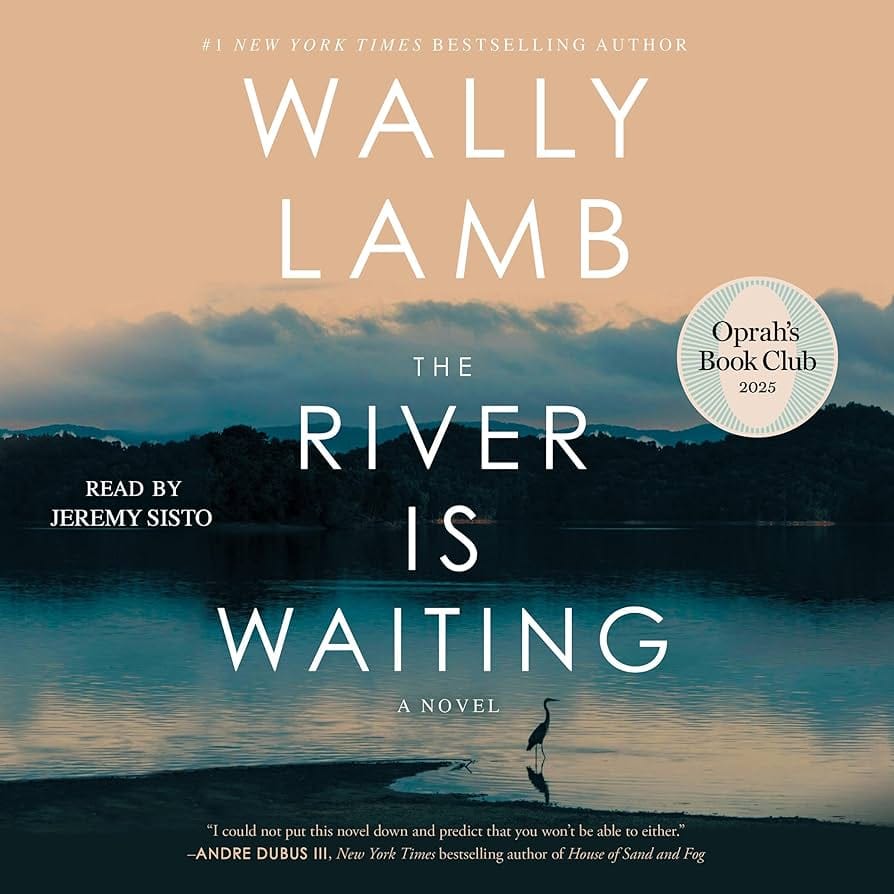 Book cover of a dawn view of a river with a heron in the foreground.
